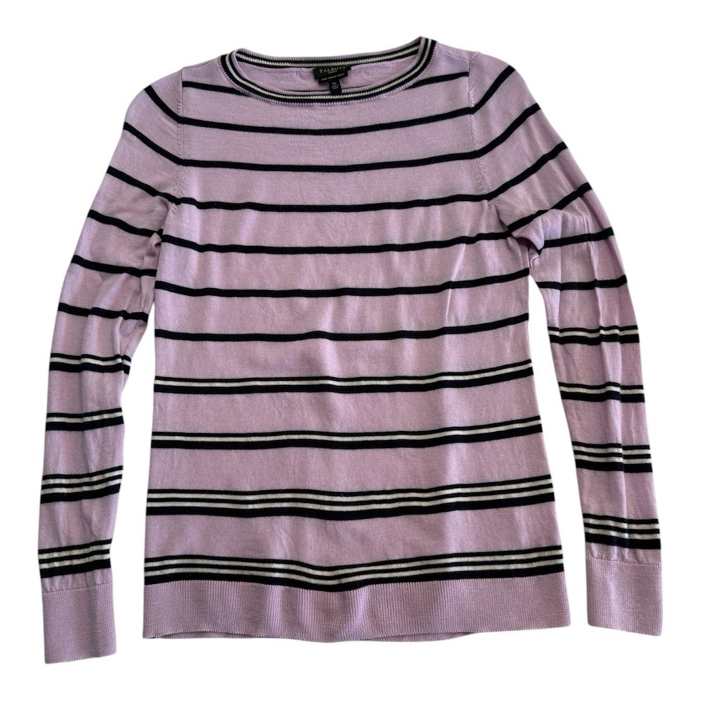Talbots Lightweight Wool Pullover Crewneck Sweater Size SP